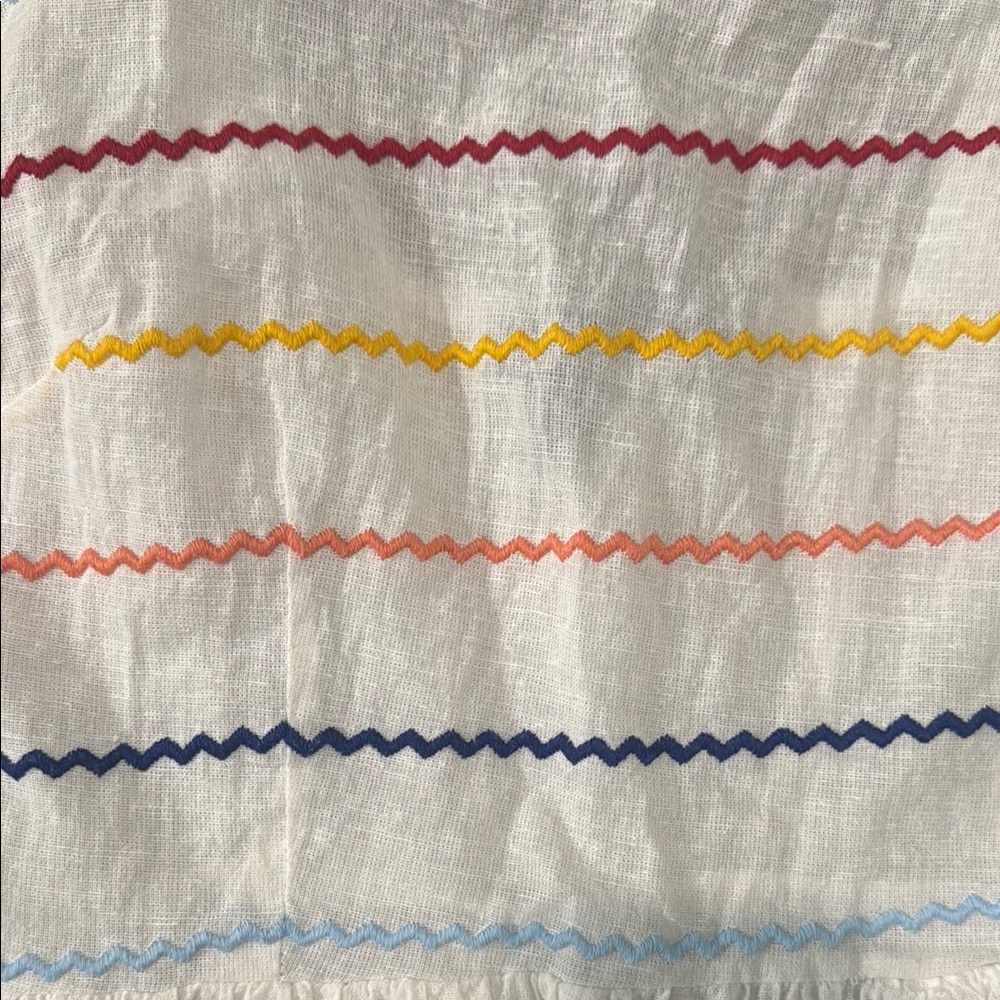 Striped Ruffle Hem Tank Top - Picture 4 of 5
